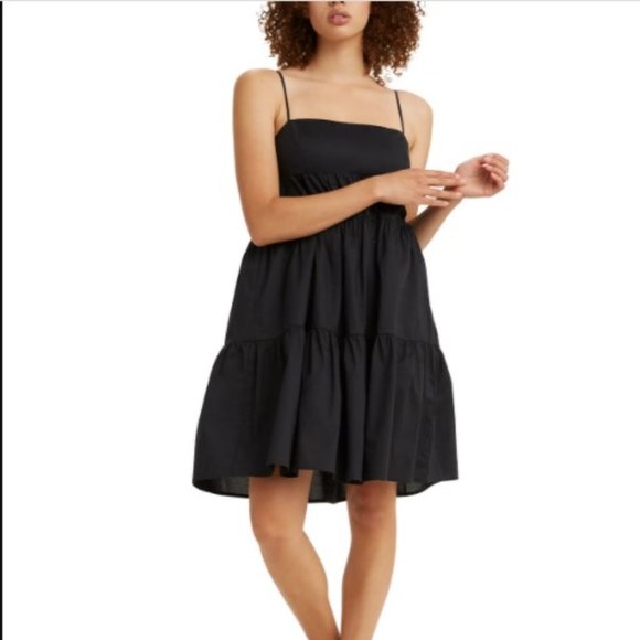 Levi's Dresses & Skirts - NWT Levi's Spaghetti Strap Tiered Cotton Dress M MSRP $64.50 Black